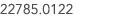 22785 0122