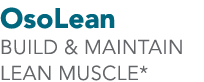 OsoLean Build & maintain lean muscle*