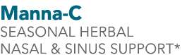 Manna-C Seasonal Herbal Nasal & Sinus Support*