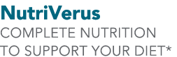 NutriVerus Complete nutrition to support your diet*