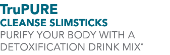 TruPURE Cleanse Slimsticks Purify your body with a detoxification drink mix*