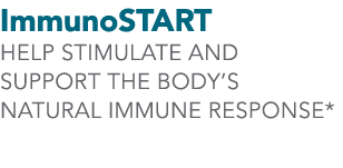 ImmunoSTART help stimulate and support the body’s natural immune response*