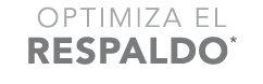 OPTIMIZA EL RESPALDO*