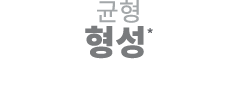 균형 형성*