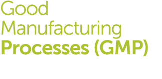 Good Manufacturing Processes (GMP)