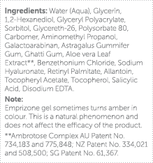 Ingredients: Water (Aqua), Glycerin, 1,2-Hexanediol, Glyceryl Polyacrylate, Sorbitol, Glycereth-26, Polysorbate 80, C   