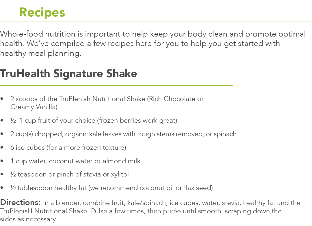  7 Recipes Whole-food nutrition is important to help keep your body clean and promote optimal health  We ve compiled    