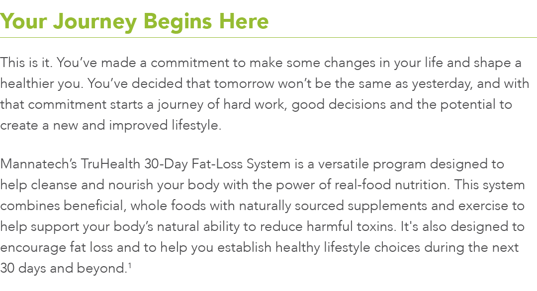 Your Journey Begins Here This is it  You ve made a commitment to make some changes in your life and shape a healthier   