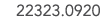 22323 0920