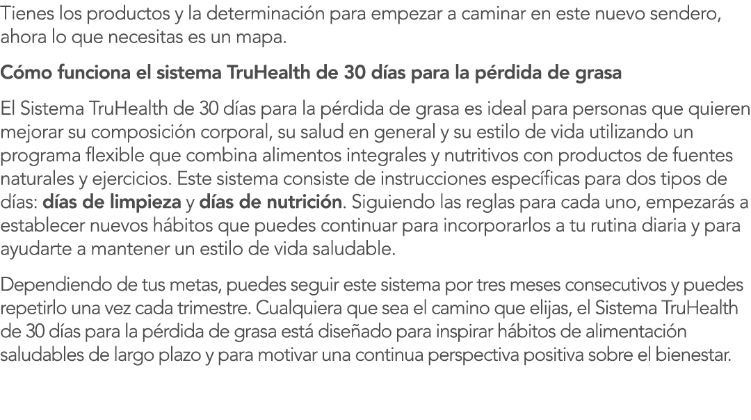 Tienes los productos y la determinaci n para empezar a caminar en este nuevo sendero, ahora lo que necesitas es un ma   