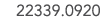 22339 0920